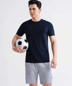 COMBO Bộ thể thao Tshirt + Quần Đùi Gió Biluxury 8APKB403TTT + 8QDGT407GHS