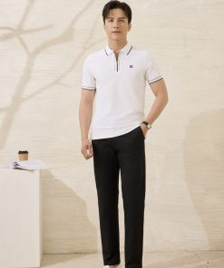 Quần Kaki Dài Đen Thiết Kế Basic Bền Màu, Co Giãn 9QKKT502DEN