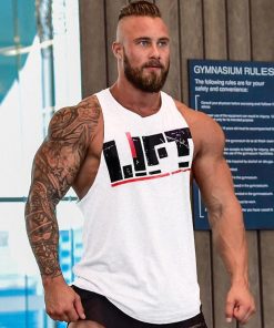 Áo Ba Lỗ Tập Gym Nam Vải Cotton Rộng Nách SA471