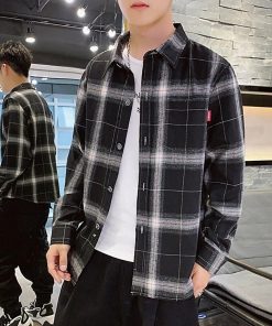 Áo Sơ Mi Nam Caro Dài Tay Trà Sữa ZF03 Thời Trang Cao Cấp PONIVA Phong Cách Trẻ Trung, Nam Tính