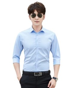 Áo Sơ Mi Nam Dài Tay Công Sở Mẫu VS01 Thời Trang Cao Cấp PONIVA Form Đẹp Chuẩn VNXK