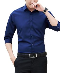 Áo Sơ Mi Nam Dài Tay Công Sở Mẫu VS01 Thời Trang Cao Cấp PONIVA Form Đẹp Chuẩn VNXK