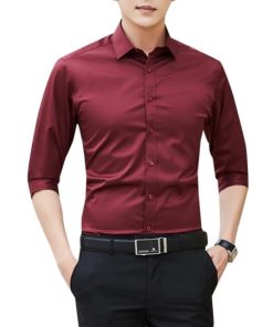 Áo Sơ Mi Nam Dài Tay Công Sở Mẫu VS01 Thời Trang Cao Cấp PONIVA Form Đẹp Chuẩn VNXK