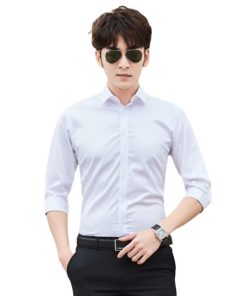 Áo Sơ Mi Nam Dài Tay Công Sở Mẫu VS01 Thời Trang Cao Cấp PONIVA Form Đẹp Chuẩn VNXK