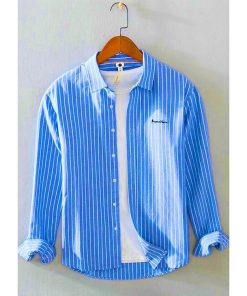 Áo Sơ Mi Nam Sọc Chữ Dài Tay Mã Q889 Thời Trang Nam Công Sở PONIVA Cao Cấp Chất Liệu Mềm Mịn Thoáng Mát Hàng Chất Lượng VNXK