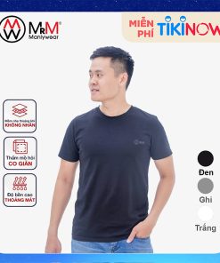 Áo thun nam Cotton Compact Premium trẻ trung năng động thấm hút mồ hôi co giãn 4 chiều MRM Manlywear