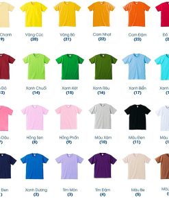 Áo Thun Trơn Andromeda Cổ Tròn Ngắn Tay Nhiều Màu Cho Cả Nam và Nữ Vải Dày Mịn