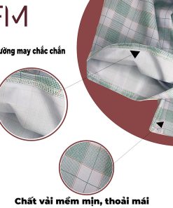 Bộ 4 quần đùi nam, quần short mặc nhà kate caro nhiều màu , mềm mịn - FORMEN SHOP- FMTT002