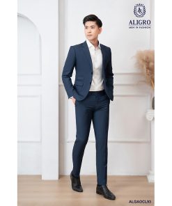 Bộ vest nam Xanh phẩy Aligro ALGCL93