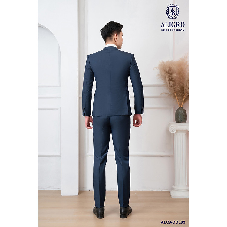 Bộ vest nam Xanh phẩy Aligro ALGCL93