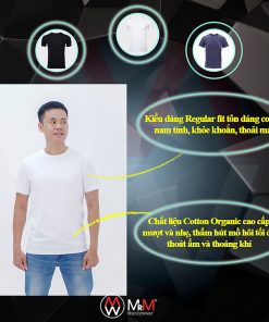 Combo 2 Áo thun nam Cotton Compact Premium trẻ trung thấm hút mồ hôi, co giãn 4 chiều MRM Manlywear