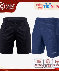 Combo 2 quần đùi nam, quần Short Gió nam thể thao Họa Tiết Rằn Ri trẻ trung năng động, thoáng mát co giãn 4 chiều MRM Manlywear