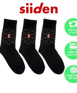 Combo 3 đôi tất (vớ) nam cổ dài sợi modal thoáng khí khử mùi - CB1M001