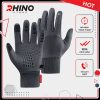 Găng tay giữ ấm mùa đông chống gió, kháng nước mưa Rhino G101 Bao tay thể thao cảm ứng điện thoại đi xe máy, xe đạp lót nỉ cho nam nữ, bảo hộ đi phượt