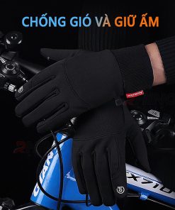 Găng tay giữ ấm mùa đông chống gió, kháng nước mưa Rhino G101 Bao tay thể thao cảm ứng điện thoại đi xe máy, xe đạp lót nỉ cho nam nữ, bảo hộ đi phượt