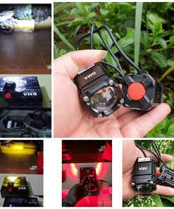 (LOẠI TỐT) Đèn led trợ sáng xe máy 2 màu cốt pha B.M.A bi cầu bản đặc biệt 4 chế độ mẫu mới hàng víp siêu gom , phụ kiện xe máy