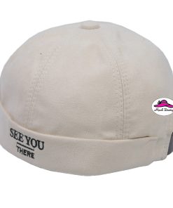 Mũ nón Miki kiểu thủy thủ không vành không mỏ kết thêu chữ See You There phong cách thời trang mới - Hạnh Dương