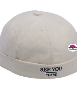 Mũ nón Miki kiểu thủy thủ không vành không mỏ kết thêu chữ See You There phong cách thời trang mới - Hạnh Dương