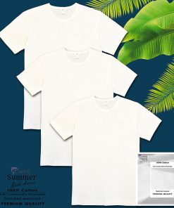 Mua ÁO LÓT NGẮN TAY CATRIO là áo phông trắng, áo thun ngắn tay cho bố, ông, người trung tuổi, vải 100̀% cotton mặc lót bên trong áo sơ mi, mặc ở nhà, đi ngủ - Trắng - SIZE...