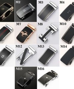 Mua Thắt lưng nam, dây nịt nam da bò thật nguyên tấm Bụi Leather L110 - Khóa tự động, nhiều mặt khóa tùy chọn - Bảo hành 12 tháng - Mặt khoá M2 tại BỤI LEATHER OFFICIAL