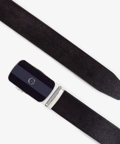 Mua Thắt lưng nam, dây nịt nam da bò thật nguyên tấm Bụi Leather L110 - Khóa tự động, nhiều mặt khóa tùy chọn - Bảo hành 12 tháng - Mặt khoá M2 tại BỤI LEATHER OFFICIAL