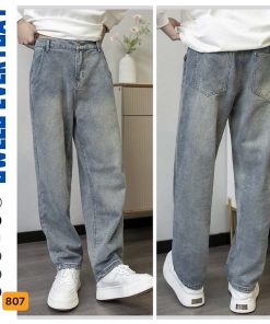 Quần Beggy Nam, Chất Jean Dày Dặn, Phong Cách Trẻ Trung, Năng Động Thời Trang Cao Cấp Thương Hiệu CHANDI mã CD807