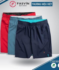 Quần Đùi Nam FASVIN Vải Gió Đẹp Hàng Nhà Máy Chất Lượng Cao Thể Thao Hay Mặc Nhà Q22553.HN