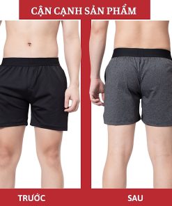 Quần đùi nam quần short thể thao CITYMEN mặc nhà tập gym vải thun lạnh dày đẹp co giãn 4 chiều - Giao màu ngẫu nhiên