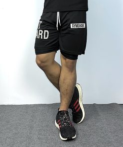 Quần hai lớp nam tập gym DO GYM SHOP chất thun lỗ kim thoáng khí khi chơi thể thao