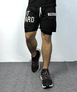 Quần hai lớp nam tập gym DO GYM SHOP chất thun lỗ kim thoáng khí khi chơi thể thao