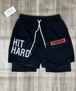 Quần hai lớp nam tập gym DO GYM SHOP chất thun lỗ kim thoáng khí khi chơi thể thao