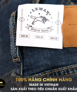 Quần Jean nam Leman xanh rách JD06 - Slim Form