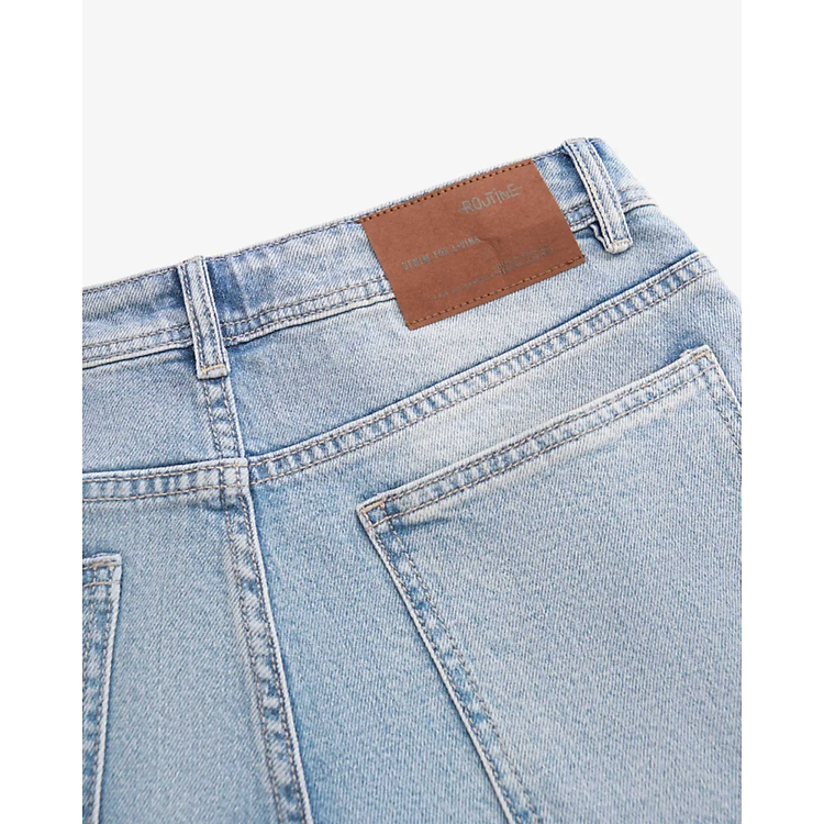 Quần jeans nam ống Suông . Form Straight cropped - ROUTINE 10F24DPA018 | ROUTINE CÀ MAU