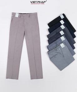 Quần Tây Nam VIỆT PHÁP Form Classic Không Ly Chất liệu Cao Cấp Chống Nhăn, Độ Bền Cao 2347
