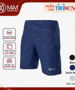 Quần đùi short gió nam thể thao Họa Tiết Rằn Ri trẻ trung năng động, thoáng mát co giãn 4 chiều MRM Manlywear